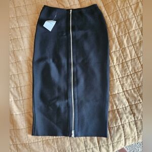 Black Bodycon Pencil Skirt NWT Medium